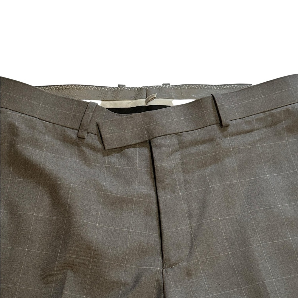 Cache Gray Wool-Blend Suit Modern Slim Fit - Picture 9 of 16